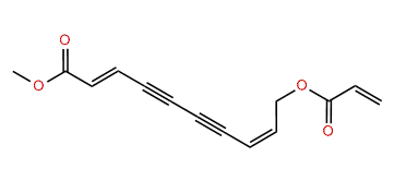 Methyl (E,Z)-deca-2,8-dien-4,6-diynoate