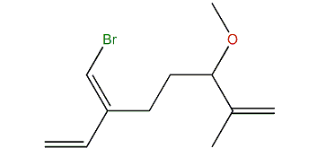 (E)-6-(Bromomethylene)-3-methoxy-2-methyl-1,7-octadiene