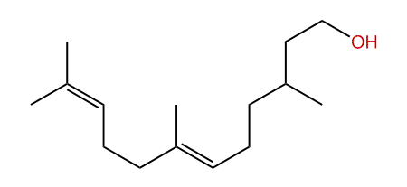 (E)-3,7,11-Trimethyl-6,10-dodecadien-1-ol