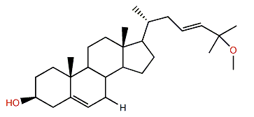 (23E)-25-Methoxy-cholesta-5,23-dien-3b-ol