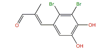 (E)-3-(2,3-Dibromo-4,5-dihydroxyphenyl)-2-methylpropenal