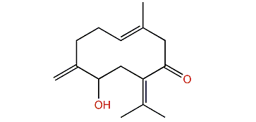 (E)-5-Hydroxy-1(10),4(15),7(11)-germacratrien-8-one