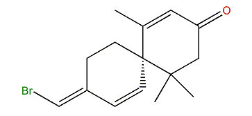(E)-9-Bromomethylidene-1,5,5-trimethylspiro[5.5]undeca-1,7-dien-3-one