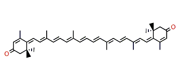 (E)-4',5'-Didehydro-4,5'-retro-epsilon,epsilon-carotene-3,3'-dione
