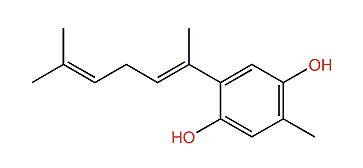 (E)-1,3,5,7,10-Bisabolapentaene-1,4-diol