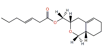 (12E)-(3,4,6,7,8,8a-Hexahydro-1H-isochromen-3-yl)-methyl-hept-12-enoate