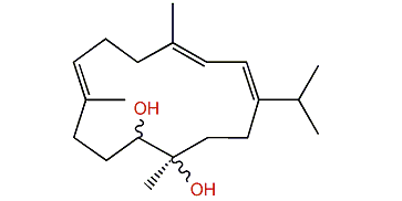 (1E,3E,7E,11xi,12xi)-1,3,7-Cembratriene-11,12-diol