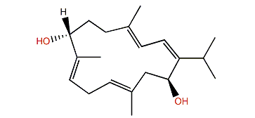 (1E,3E,7R,8E,11E,14S)-1,3,8,11-Cembratetraene-7,14-diol