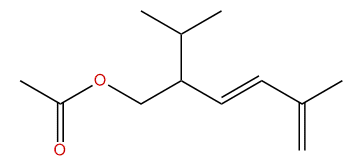 (E)-2-Isopropyl-5-methylhexa-3,5-dienyl acetate