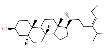 (E)-24-Propylidene-5a-cholestane-3b-ol
