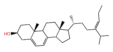 (24E)-24-Propylidenecholesta-5,7-dien-3b-ol