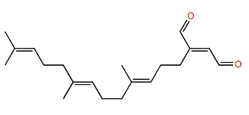 (2E,6E,10E)-2,6,10,14-Phytatetraene-1,20-dial
