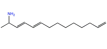 (3E,5E)-3,5,13-Tetradecatrien-2-amine