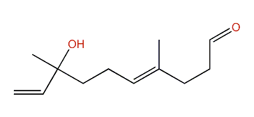 (E)-8-Hydroxy-4,8-dimethyl-4,9-decadienal