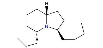 (3R,5R)-3-Butyl-5-propyloctahydroindolizine
