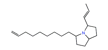 (E,Z)-3-(8-Nonenyl)-5-((E)-1-propenyl)-pyrrolizidine