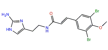 (E)-N-[2-(2-Amino-1H-imidazol-4-yl)ethyl]-3-(3,5-dibromo-4-methoxyphenyl)-2-propenamide