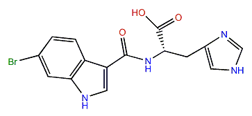 N-(6-Bromo-1H-indolyl-3-carbonyl)-L-histidine