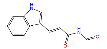 N-Formyl-3-(1H-Indol-3-yl)-acrylamide