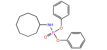 Diphenyl cyclooctylphosphoramidate