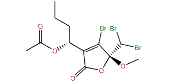 (R,R)-3-(1-Acetoxybutyl)-4-bromo-5-(dibromomethyl)-5-methoxy-2(5H)-furanone