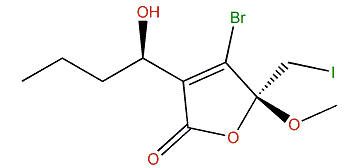 (R,R)-4-Bromo-3-(1-hydroxybutyl)-5-(iodomethyl)-5-methoxy-2(5H)-furanone