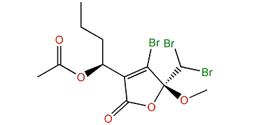 (R,S)-3-(1-Acetoxybutyl)-4-bromo-5-(dibromomethyl)-5-methoxy-2(5H)-furanone