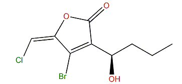 (R,Z)-4-Bromo-5-(chloromethylene)-3-(1-hydroxybutyl)-2(5H)-furanone