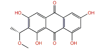 (R)-1,3,6,8-Tetrahydroxy-2-(1-methoxyethyl)-anthraquinone