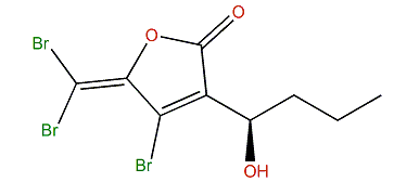 (R)-4-Bromo-5-(dibromomethylene)-3-(1-hydroxybutyl)-2(5H)-furanone