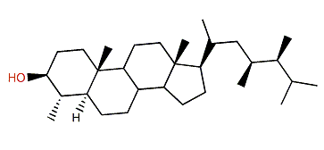 (23R,24R)-4a,23,24-Trimethyl-5a-cholestane-3b-ol