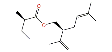 (R)-2-Isopropenyl-5-methyl-4-hexenyl (S)-2-methylbutanoate