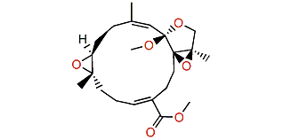 (S)-1,15-Epoxy-2-methoxy-12-methoxycarbonyl-11E-sarcophytoxide