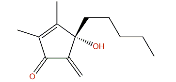 (S)-4-Hydroxy-5-methylene-2,3-dimethyl-4-pentylcyclopent-2-en-1-one