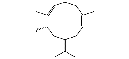 (S,E,E)-8-(1-Methylethylidenyl)-1,5,10-trimethyl-1,5-cyclodecadiene
