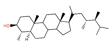 (23S,24R)-4a,23,24-Trimethyl-5a-cholestane-3b-ol