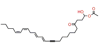 (E,E,Z,Z)-1-Hydroxy-13,15,18,20-pentacosatetraen-11-ynyl acetate