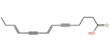 (E,E)-Tetradeca-7,11-dien-5,9-diynoic acid