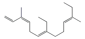 (Z,E)-7-Ethyl-3,11-dimethyltrideca-1,3,6,10-tetraene