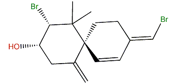 (Z)-10,15-Dibromo-1,3(15),7(14)-chamigratrien-9-ol
