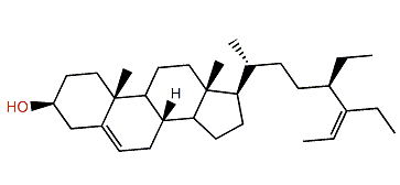 (24R,25Z)-24-Ethyl-26,27-dimethylcholesta-5,25-dien-3b-ol