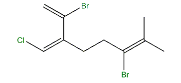(Z)-2,6-Dibromo-3-(chloromethylene)-7-methyl-1,6-octadiene