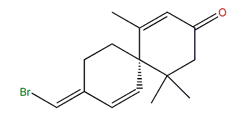 (Z)-9-Bromomethylidene-1,5,5-trimethylspiro[5.5]undeca-1,7-dien-3-one