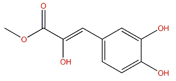 (Z)-Methyl 2-hydroxy-3-(3,4-dihydroxyphenyl)-acrylate