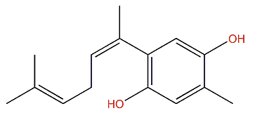 (Z)-1,3,5,7,10-Bisabolapentaene-1,4-diol