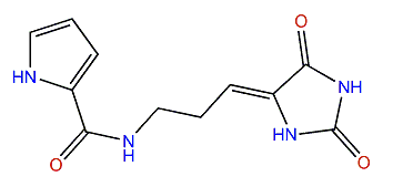 (Z)-N-(3-(2, 5-dioxoimidazolidin-4-ylidene)propyl)-1H-pyrrole-2-carboxamide