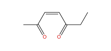(Z)-3-Hepten-2,5-dione