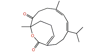 (4Z,12Z,14E)-Sarcophytolide