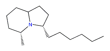 (Z,Z)-5,9-3-Hexyl-5-methylindolizidine