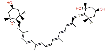 (9Z)-6,7-Didehydro-5,5',6,6'-tetrahydro-5',6'-epoxy-beta,beta-carotene-3,3',5-triol